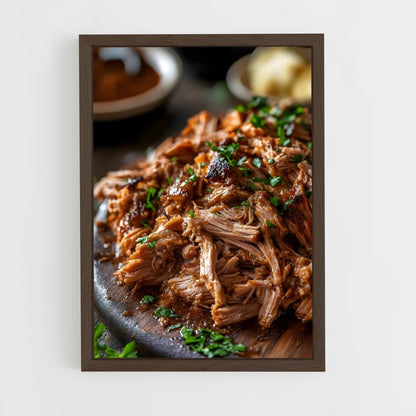 ap-pulled pork-4 cadre Bois foncé