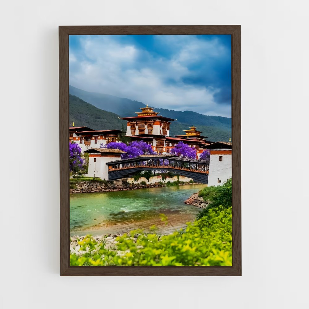 ap-punakha-1 cadre Bois foncé
