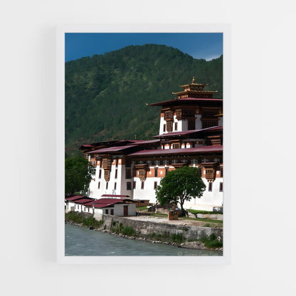 ap-punakha dzong-2 cadre Blanc