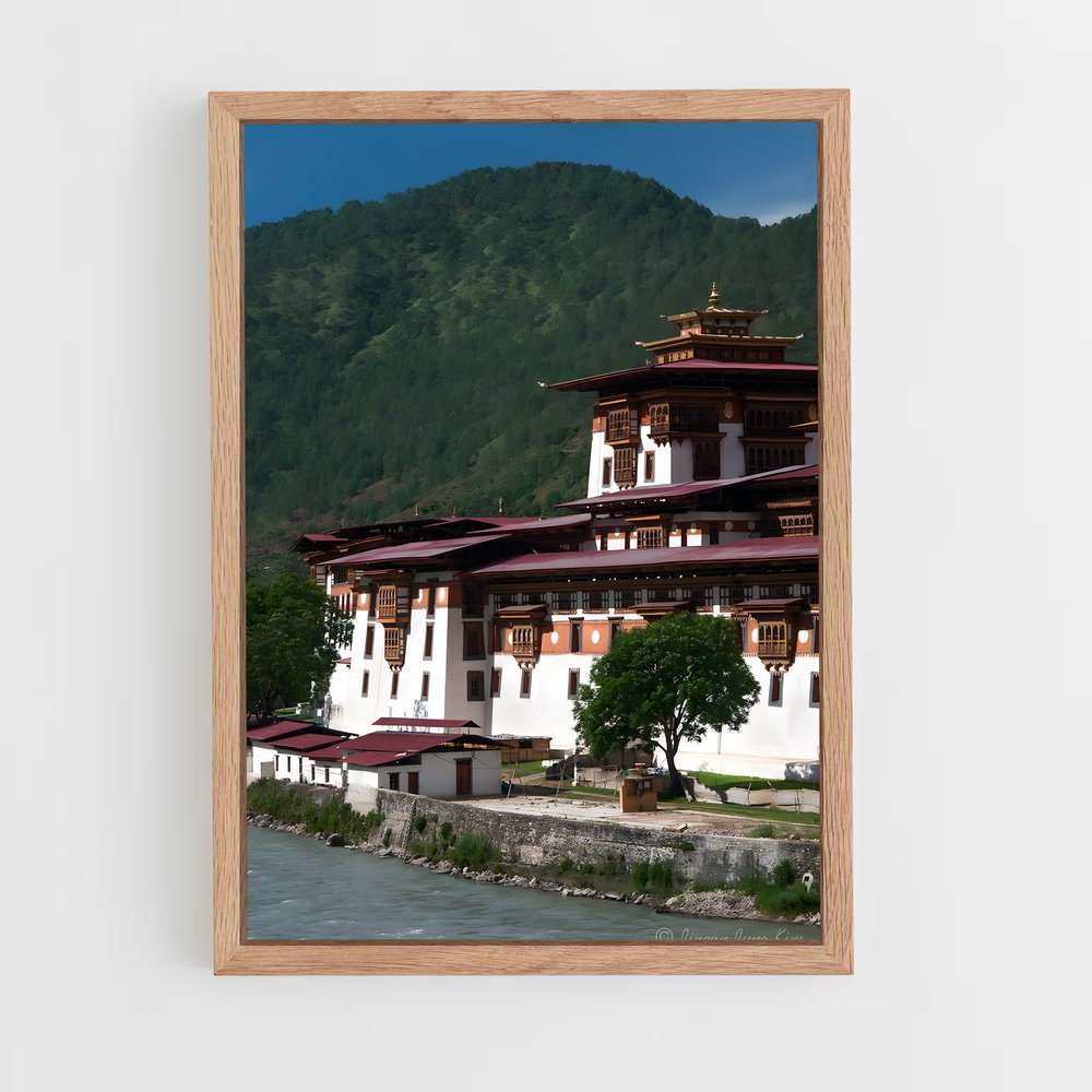 ap-punakha dzong-2 cadre Bois clair