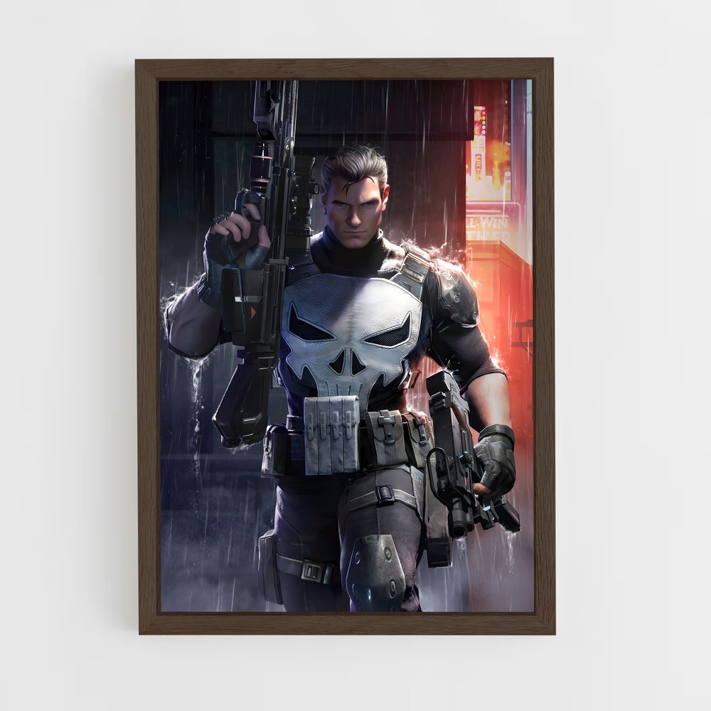 ap-punisher-18 cadre Bois foncé