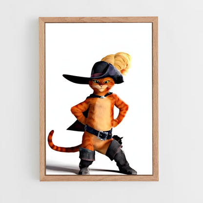 ap-puss in boots-4 cadre Bois clair