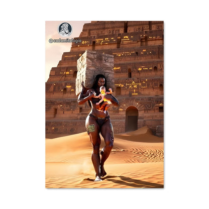 Poster Voyage au Cœur du Désert