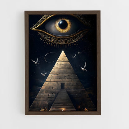 ap-pyramid gods-10 cadre Bois foncé