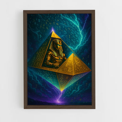 ap-pyramid gods-17 cadre Bois foncé