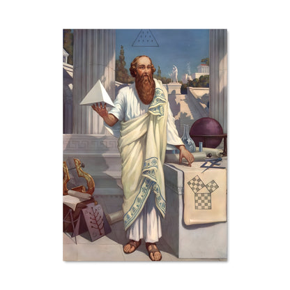 Poster Pythagore en Sagesse