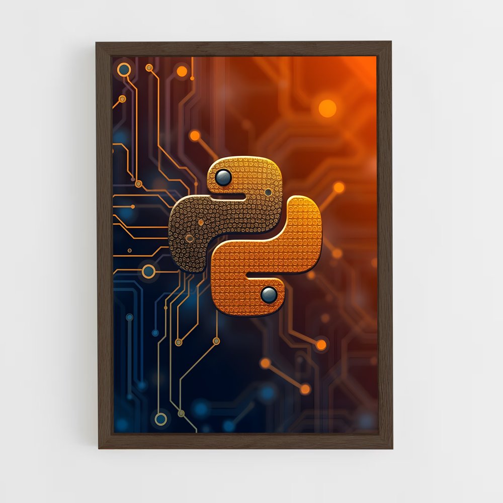 ap-python-1 cadre Bois foncé