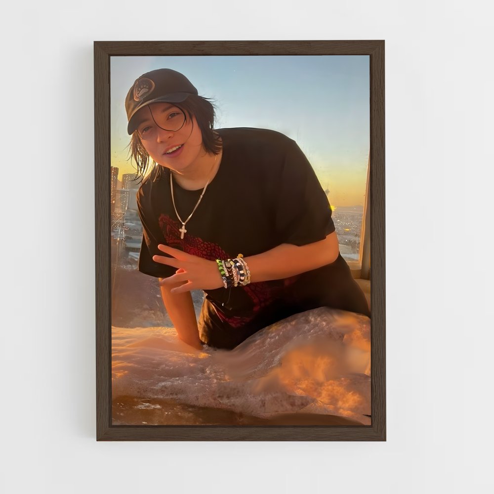 ap-quackity-4 cadre Bois foncé