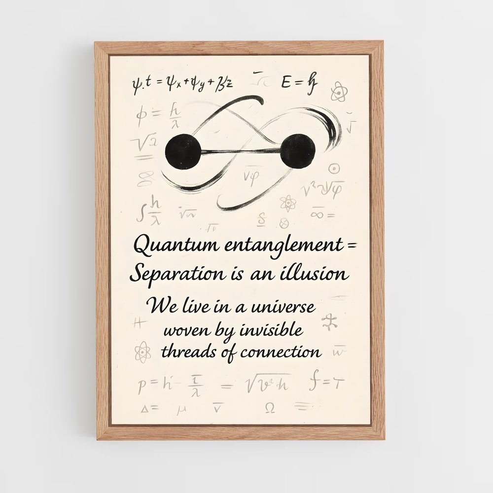 ap-quantum physics-1 cadre Bois clair