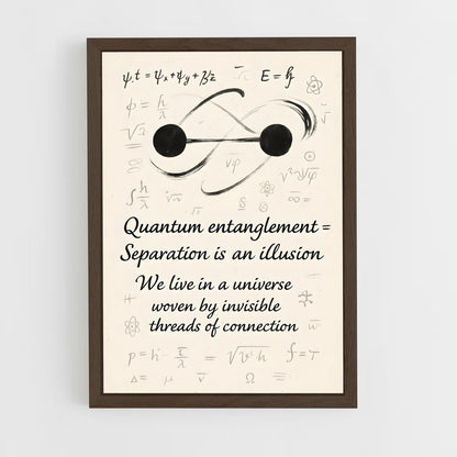 ap-quantum physics-1 cadre Bois foncé