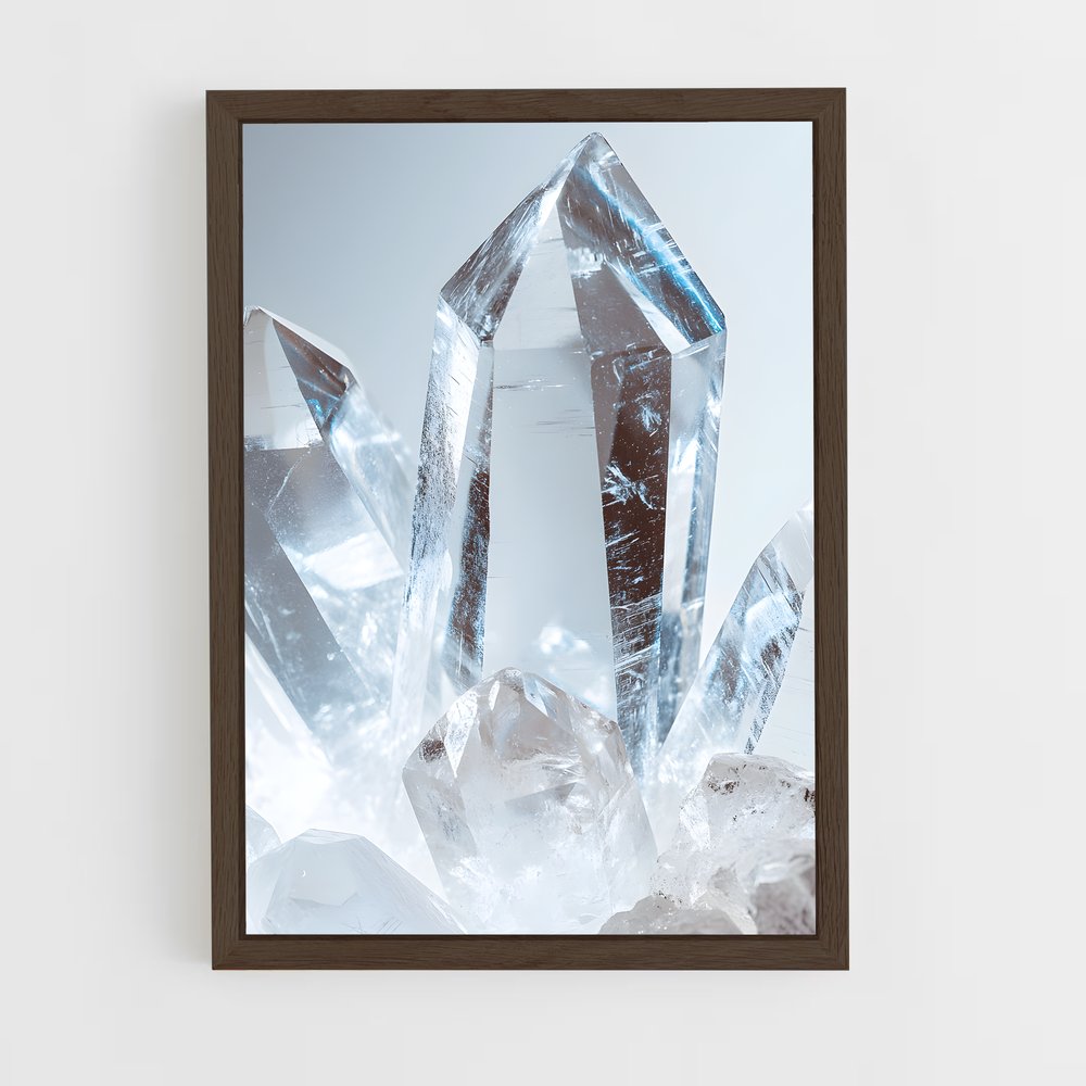 ap-quartz crystal-1 cadre Bois foncé