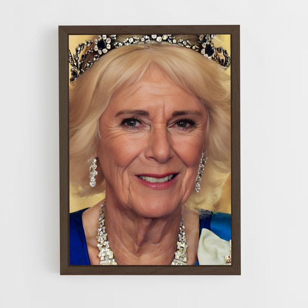 ap-queen camilla-3 cadre Bois foncé