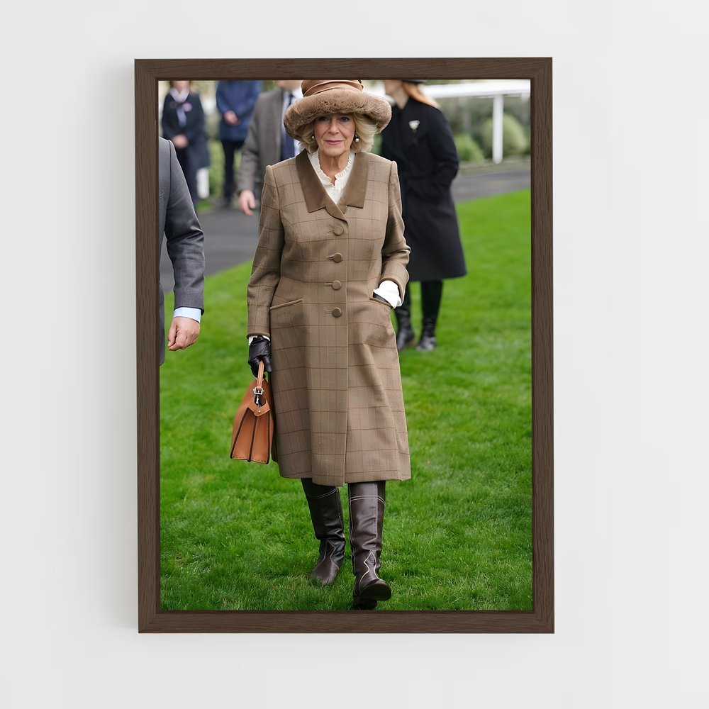 ap-queen camilla-5 cadre Bois foncé