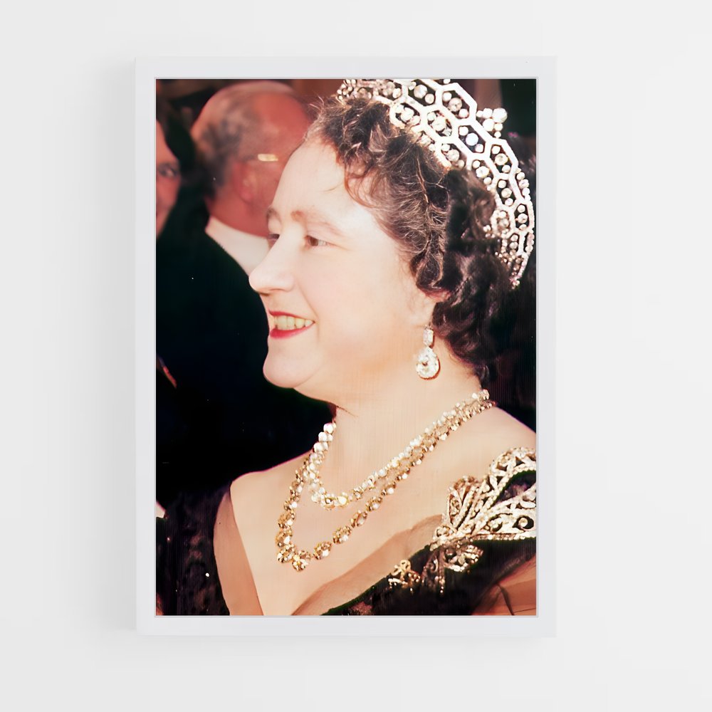 ap-queen elizabeth the queen mother-2 cadre Blanc