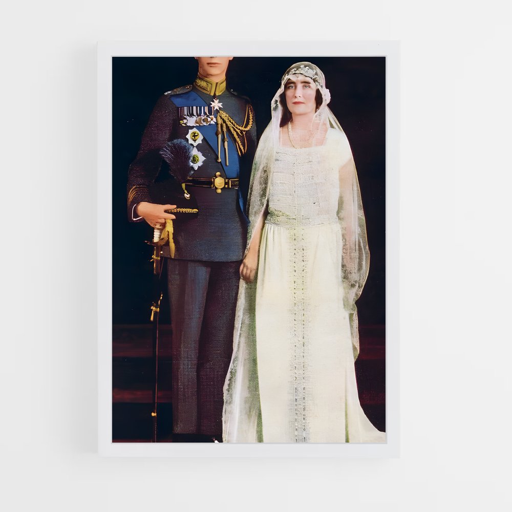 ap-queen elizabeth the queen mother-3 cadre Blanc