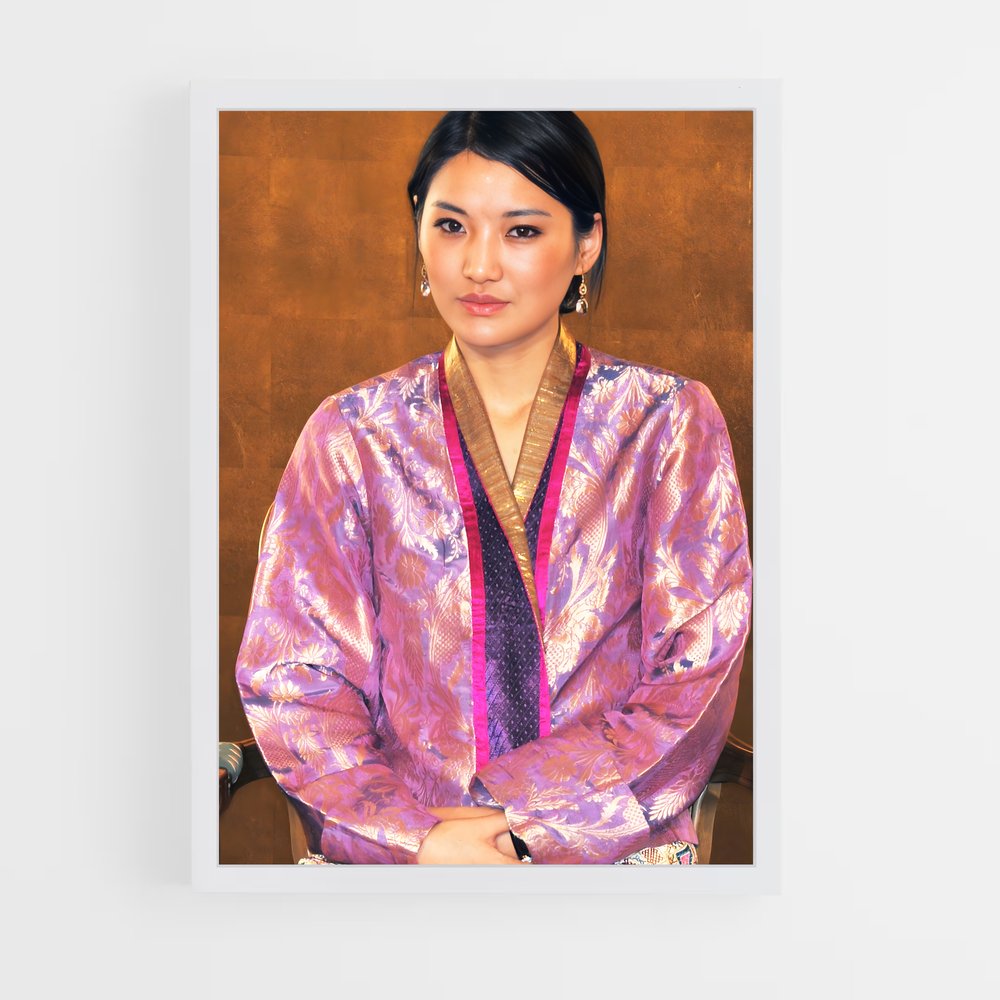 ap-queen jetsun pema-10 cadre Blanc