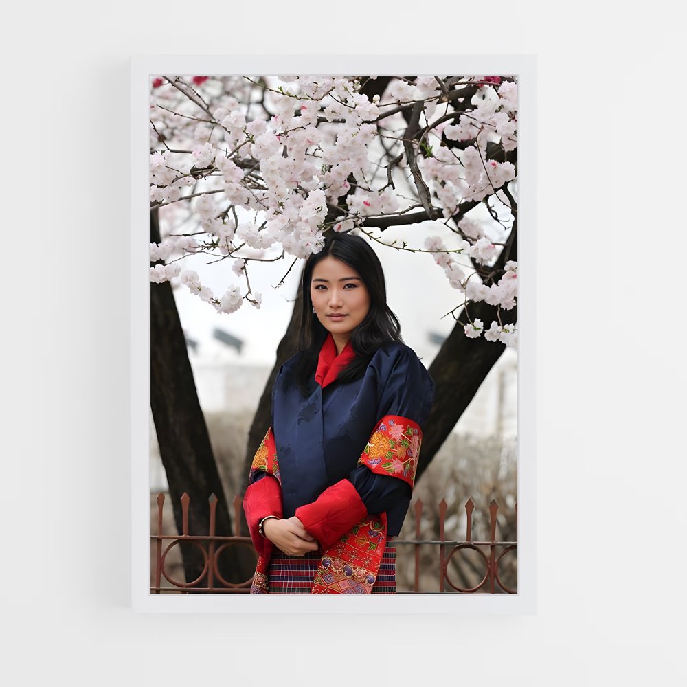 ap-queen jetsun pema-5 cadre Blanc