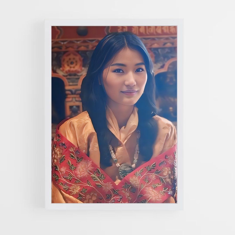 ap-queen jetsun pema-7 cadre Blanc