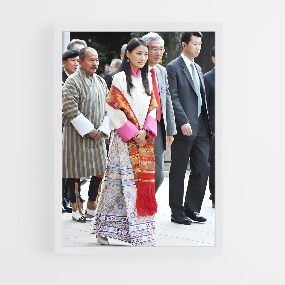 ap-queen jetsun pema-9 cadre Blanc