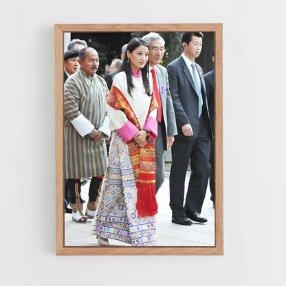 ap-queen jetsun pema-9 cadre Bois clair