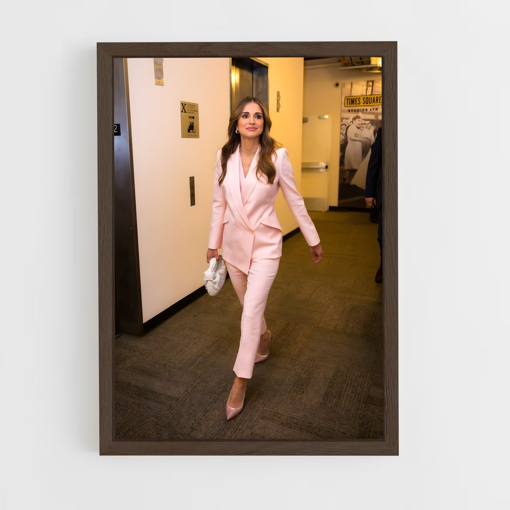 ap-queen rania-1 cadre Bois foncé