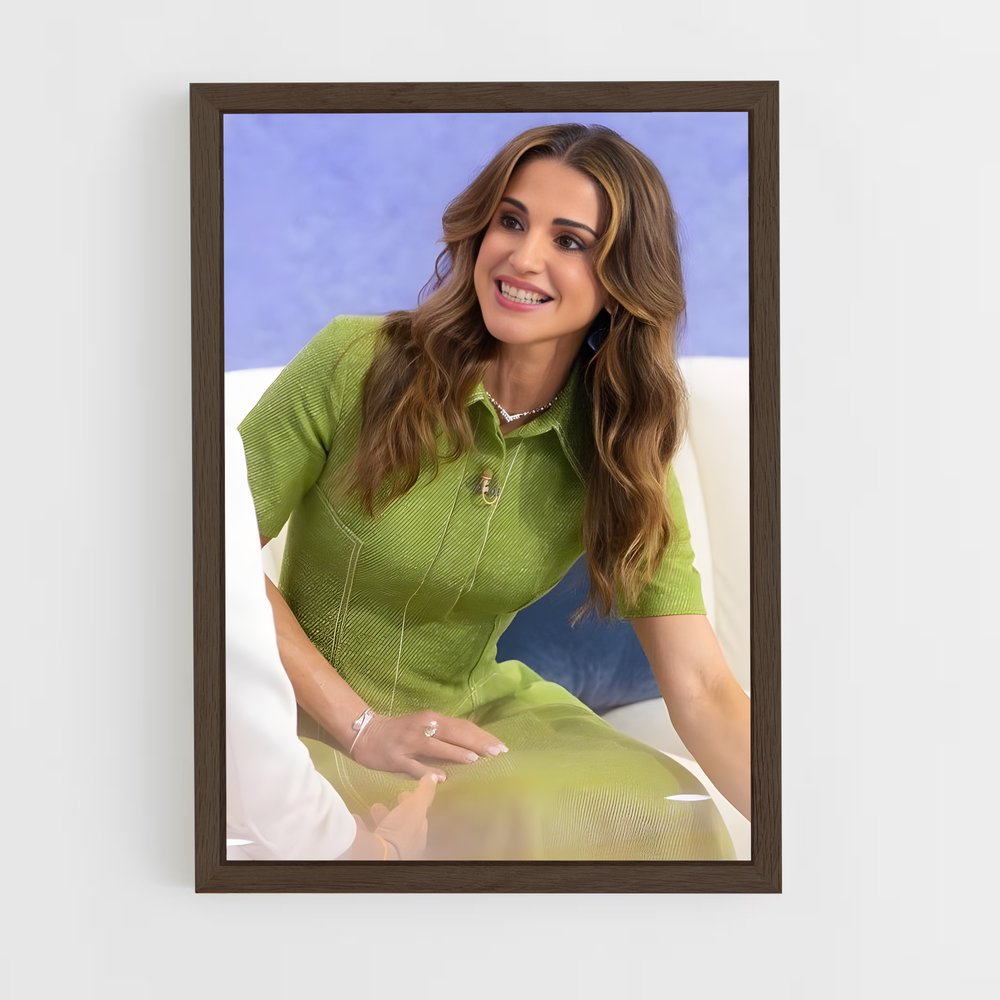 ap-queen rania-2 cadre Bois foncé