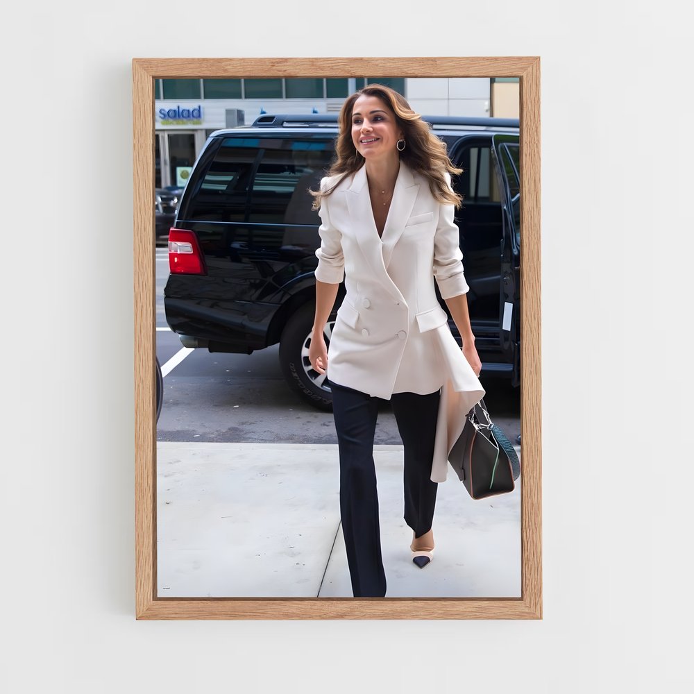 ap-queen rania-4 cadre Bois clair