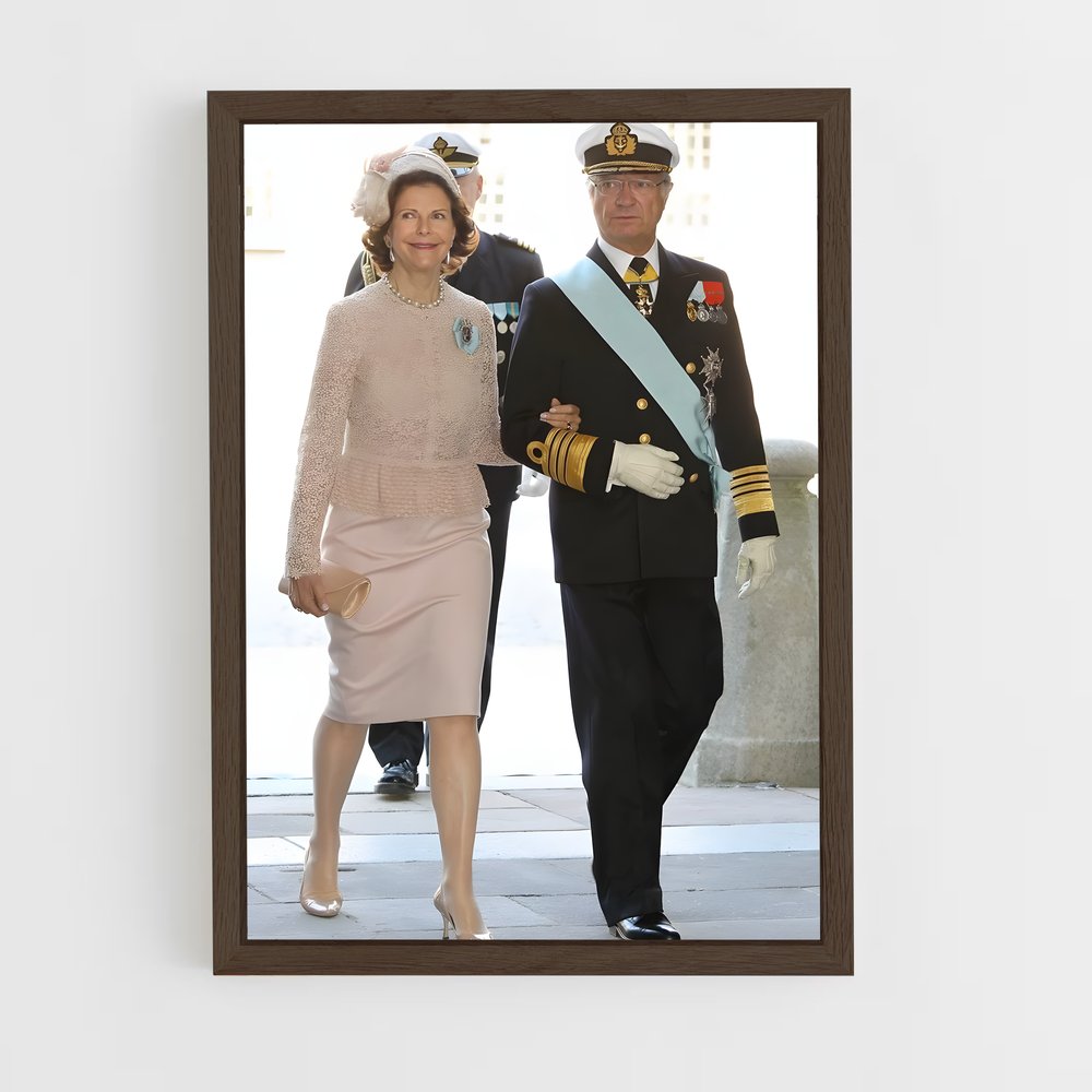 ap-queen silvia-4 cadre Bois foncé