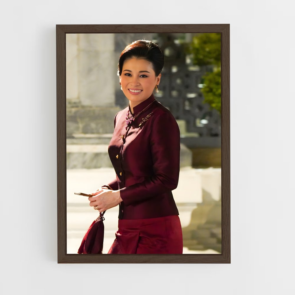 ap-queen suthida-15 cadre Bois foncé