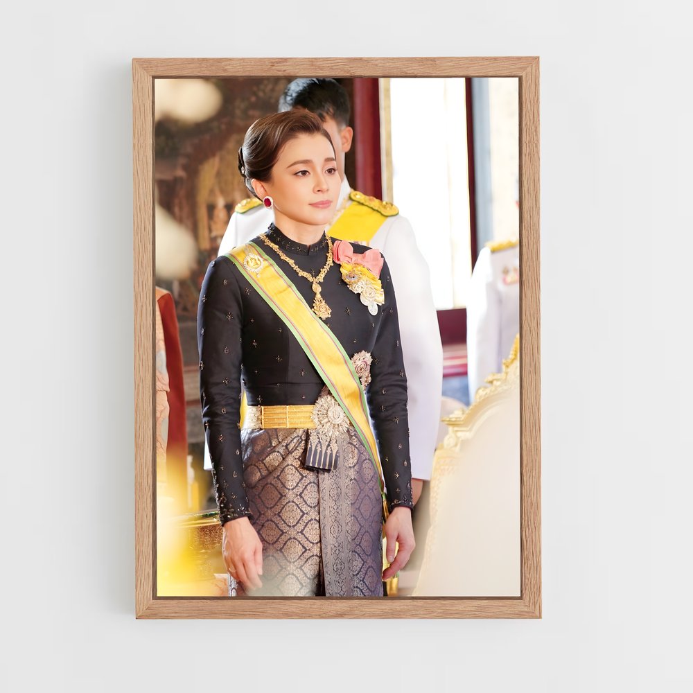 ap-queen suthida-7 cadre Bois clair