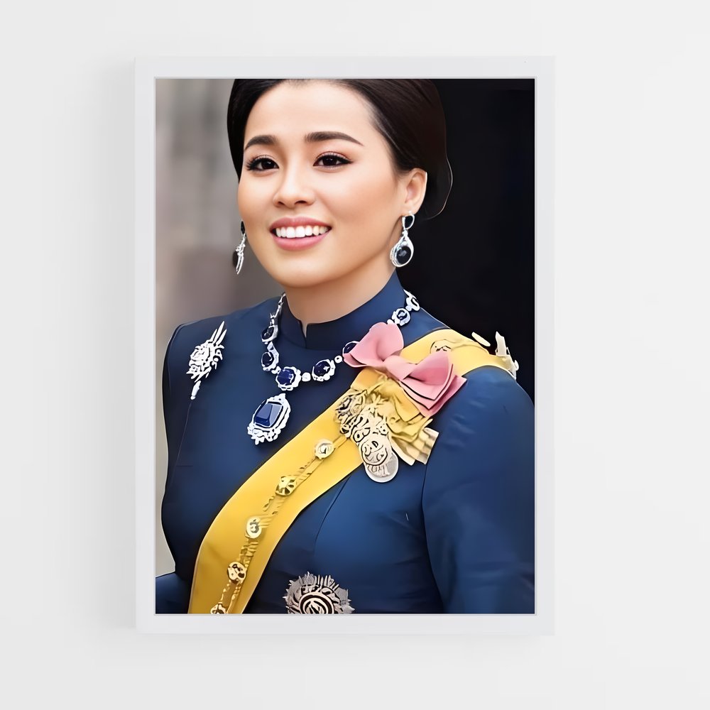 ap-queen suthida-8 cadre Blanc
