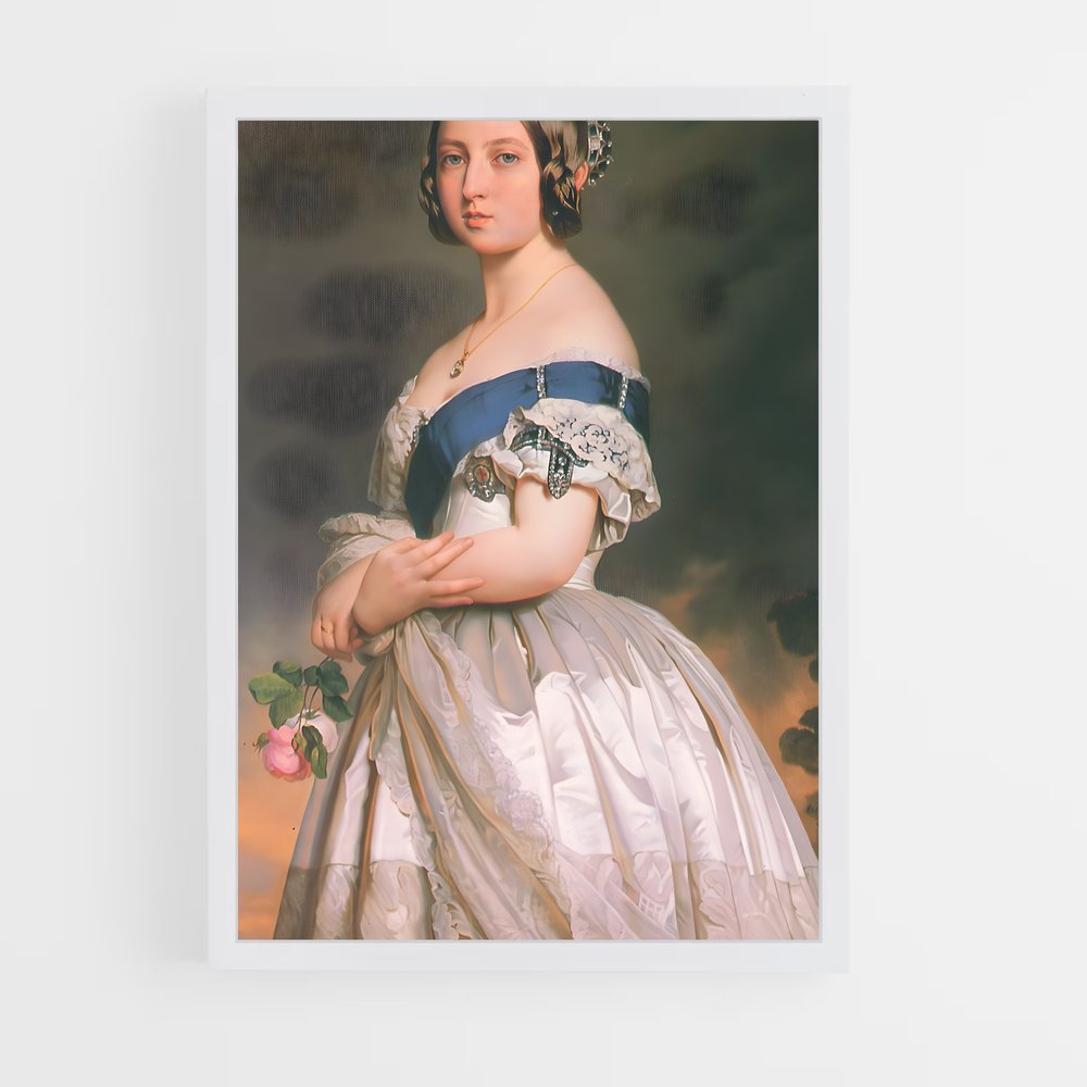 ap-queen victoria-1 cadre Blanc