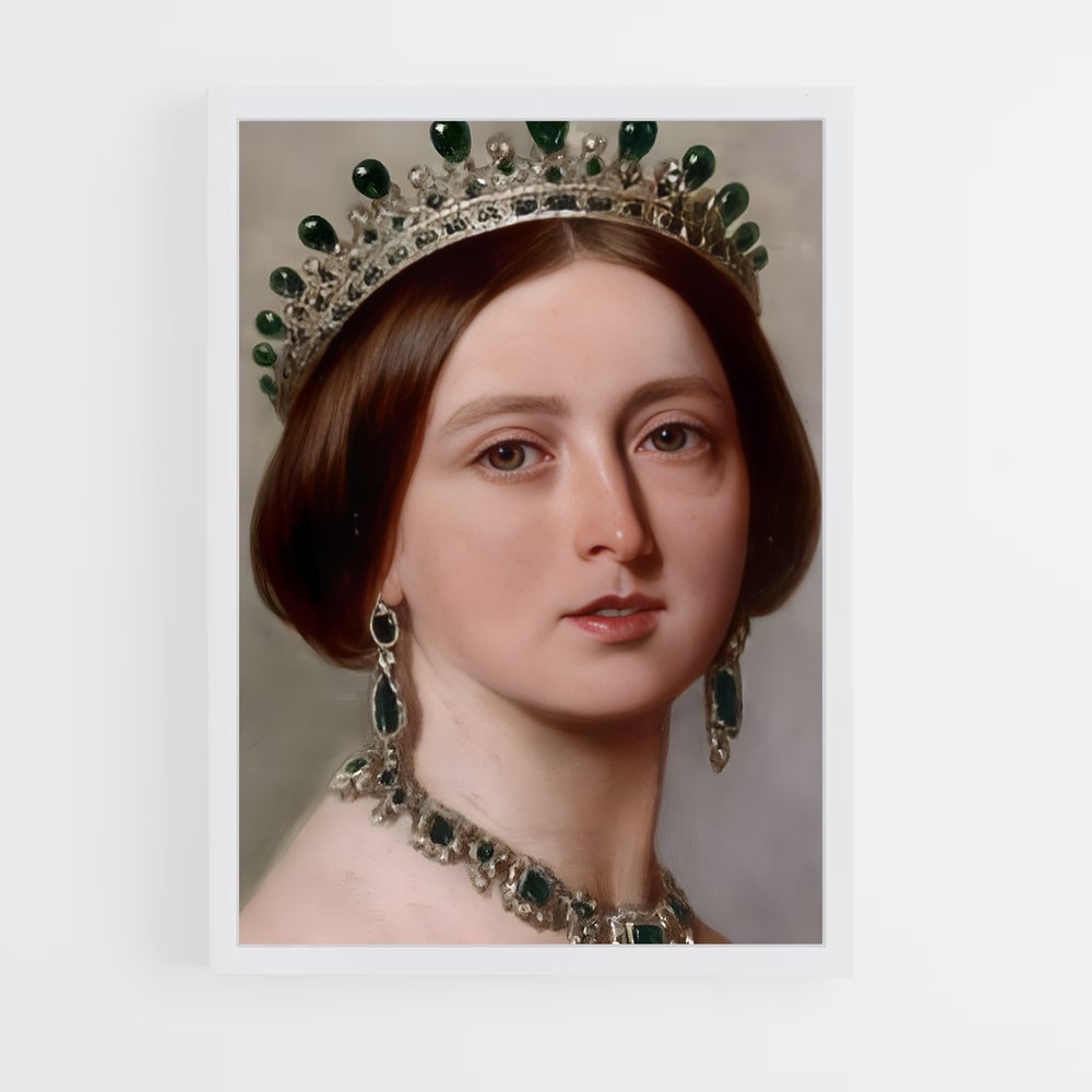 ap-queen victoria-4 cadre Blanc