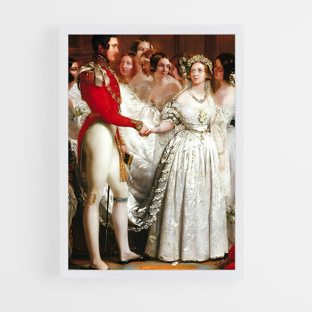 ap-queen victoria-9 cadre Blanc