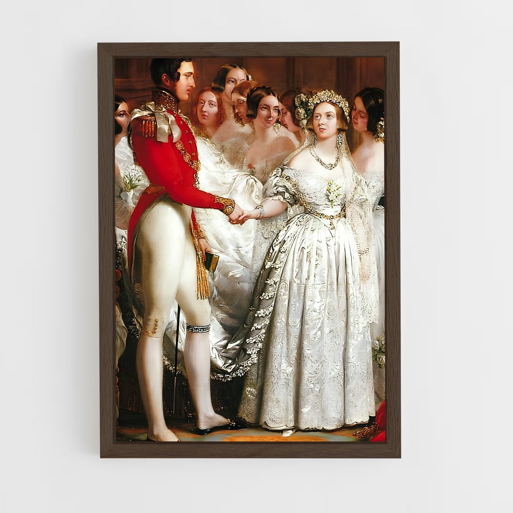 ap-queen victoria-9 cadre Bois foncé