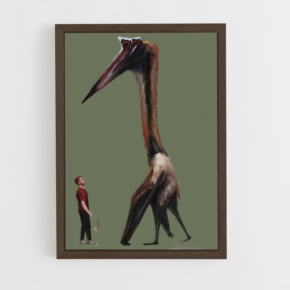 ap-quetzalcoatlus-3 cadre Bois foncé