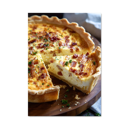 Poster Quiche Gourmande