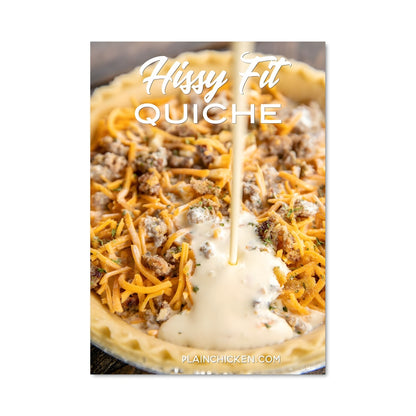 Poster Quiche Savoureuse