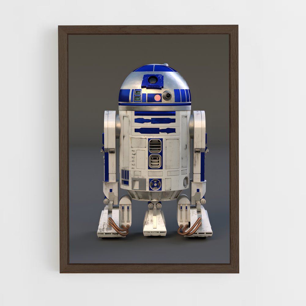 ap-r2-d2-1 cadre Bois foncé