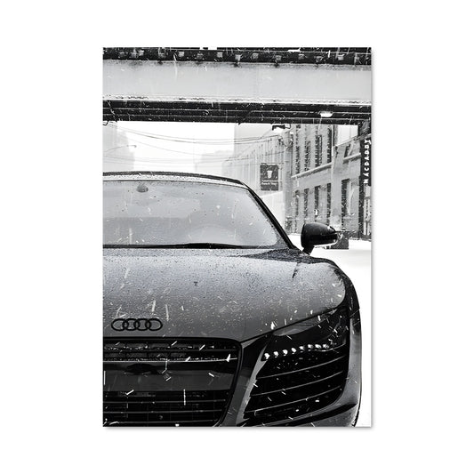 Poster Audi dans la Neige