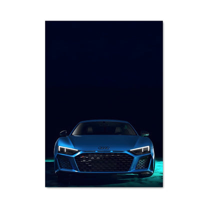Poster Audi Futuriste