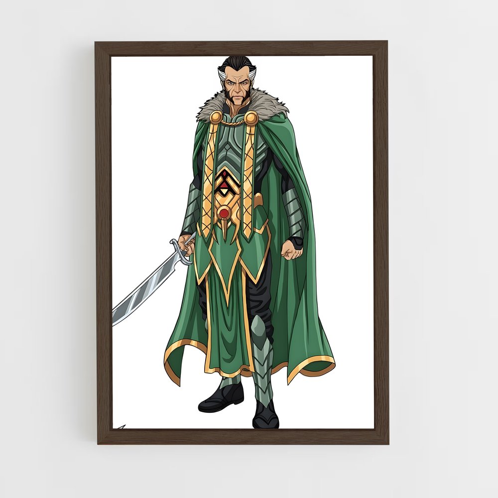 ap-ra's al ghul-8 cadre Bois foncé