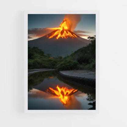 ap-rabaul volcanoes-1 cadre Blanc