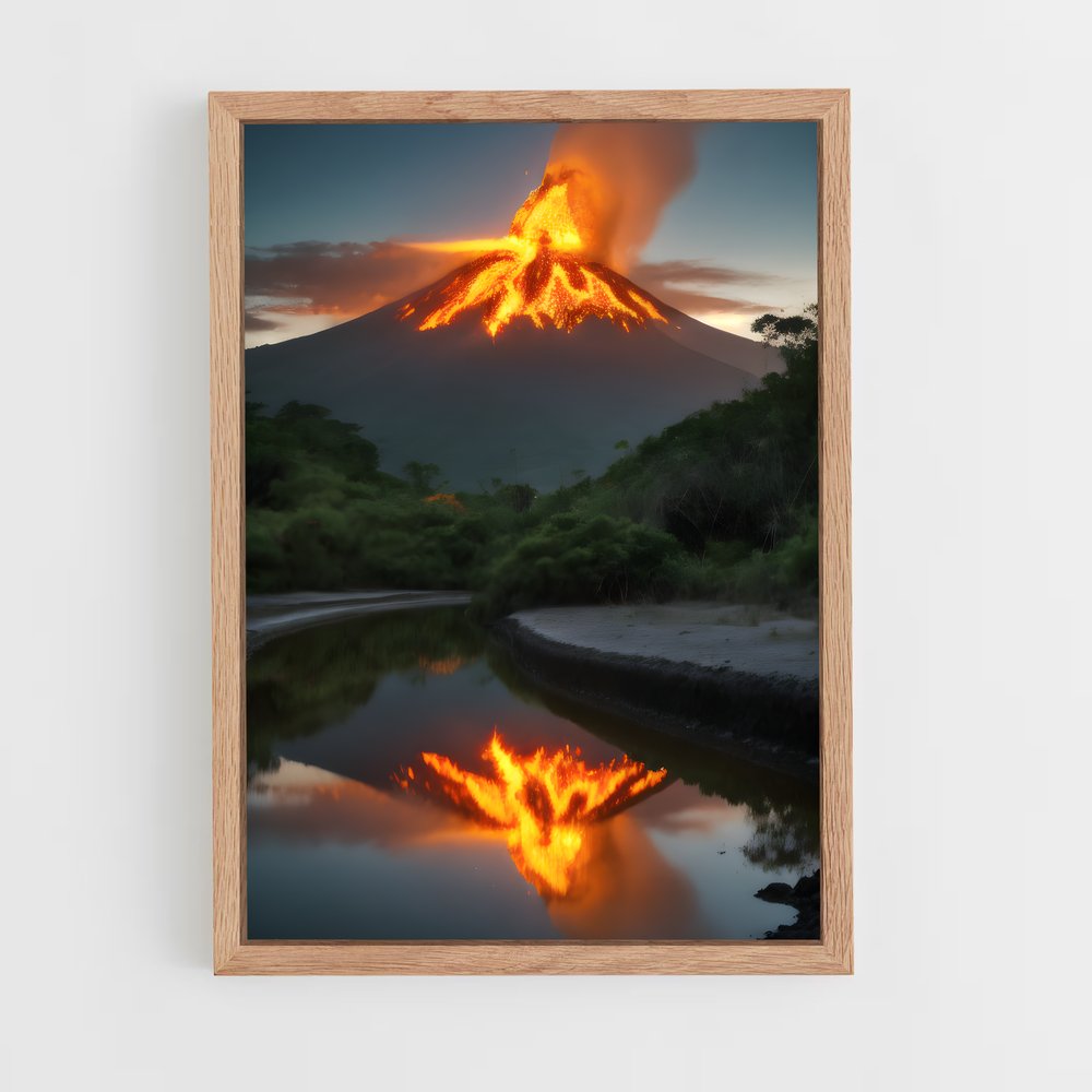 ap-rabaul volcanoes-1 cadre Bois clair