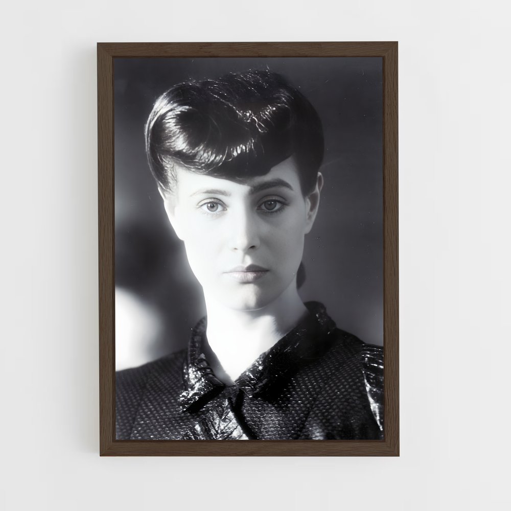 ap-rachael blade runner-6 cadre Bois foncé