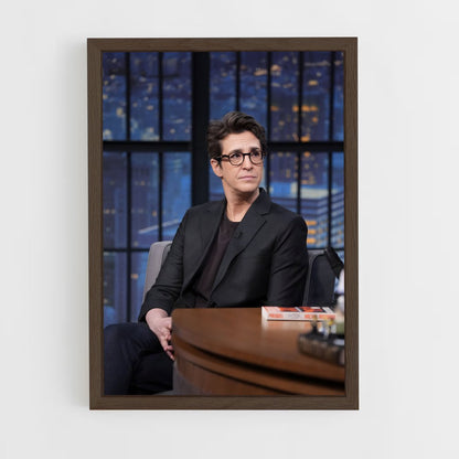 ap-rachel maddow-1 cadre Bois foncé