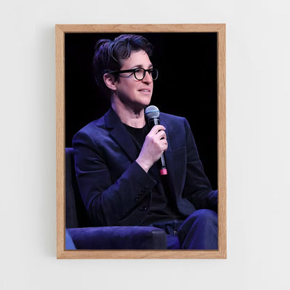 ap-rachel maddow-3 cadre Bois clair