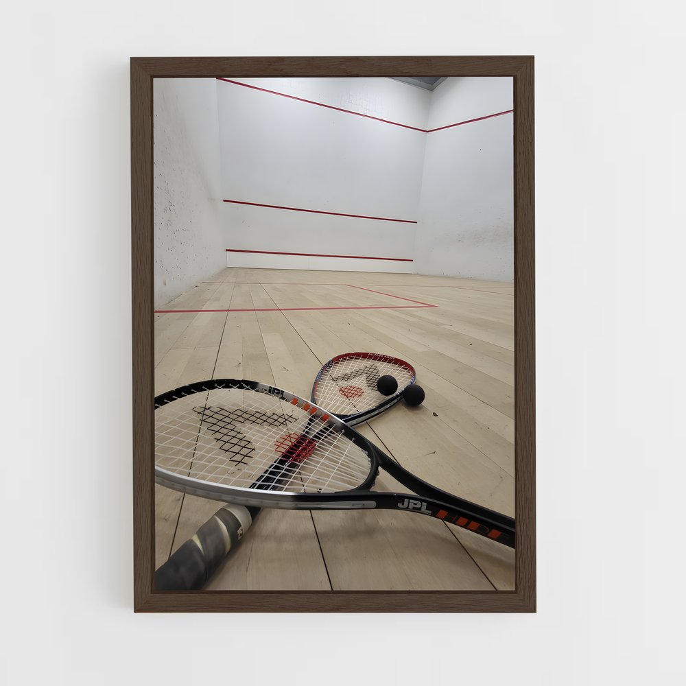 ap-racquetball-2 cadre Bois foncé