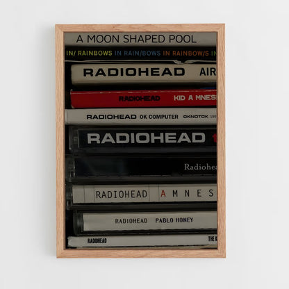 ap-radiohead-1 cadre Bois clair