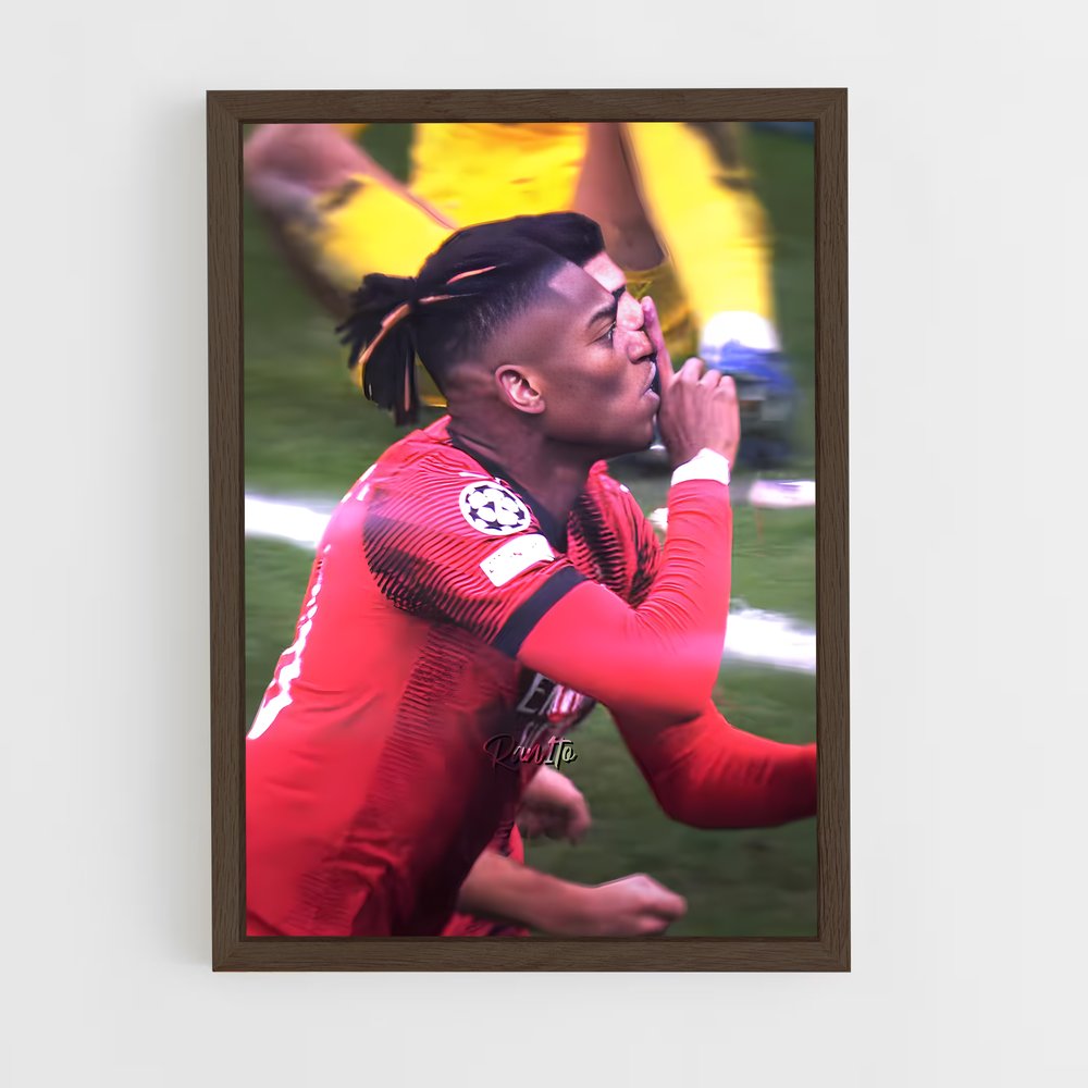 ap-rafael leao-1 cadre Bois foncé